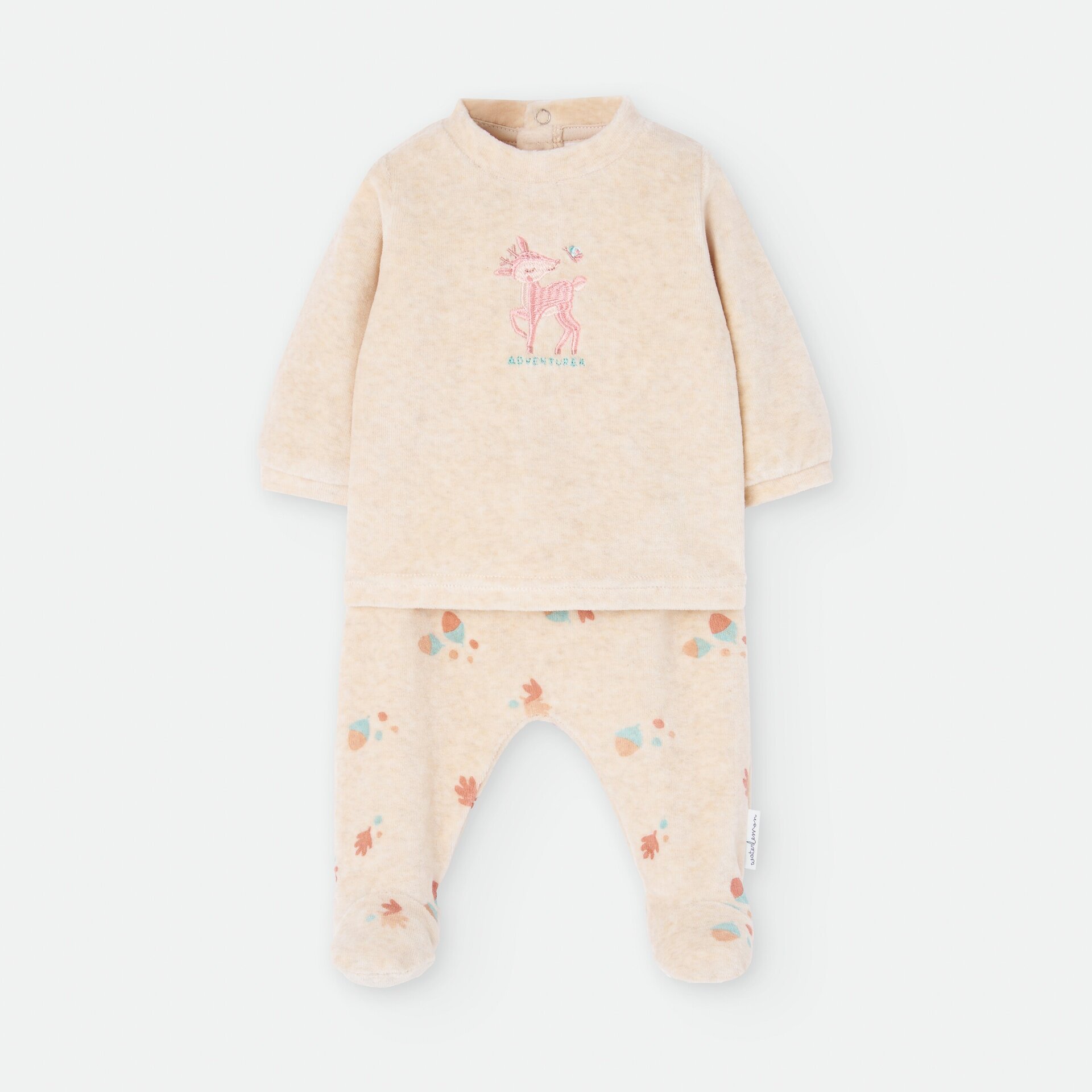 Conjunto bebé ciervo beige - 1