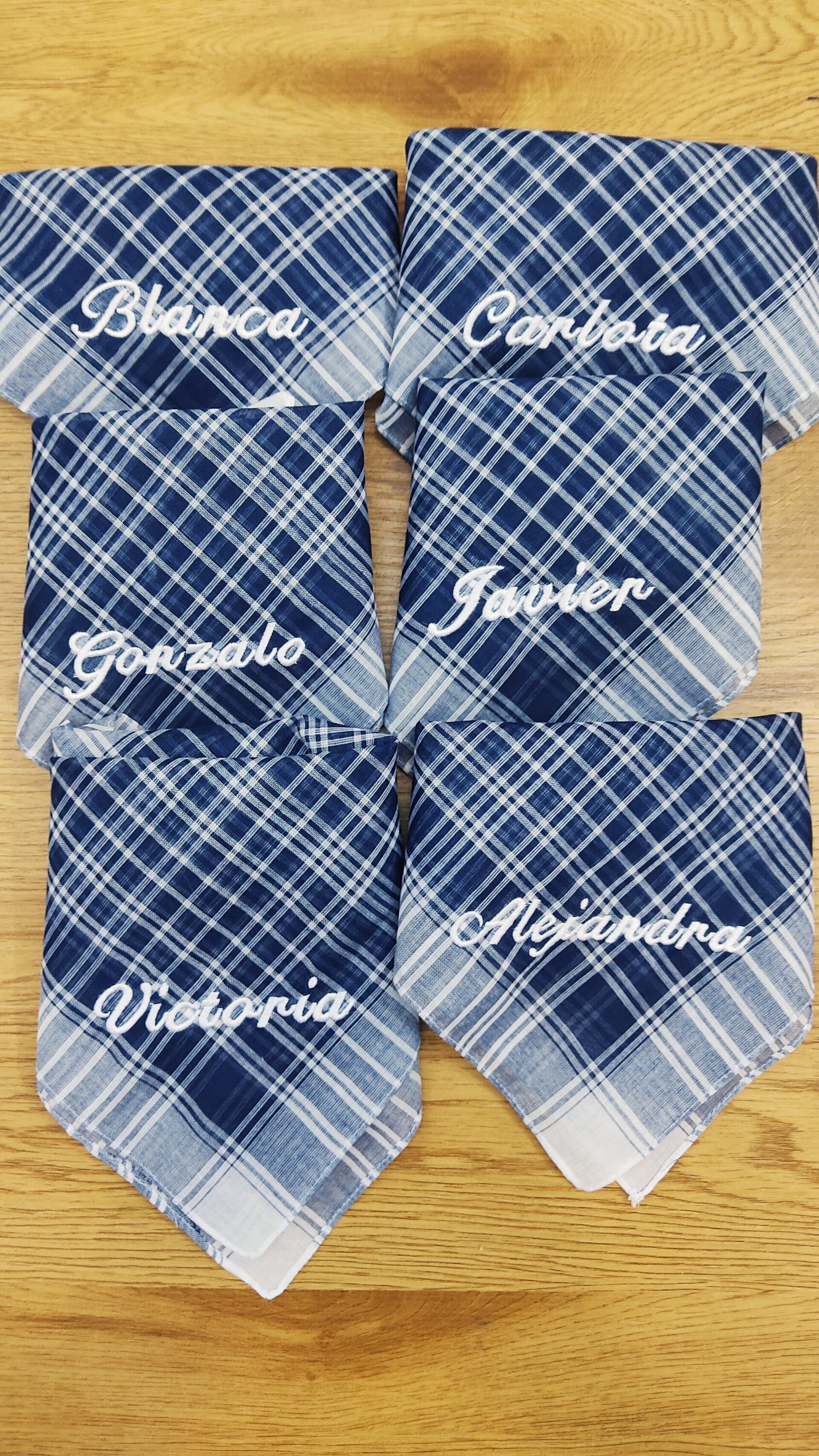 Pañuelo fallero cuadros - 3