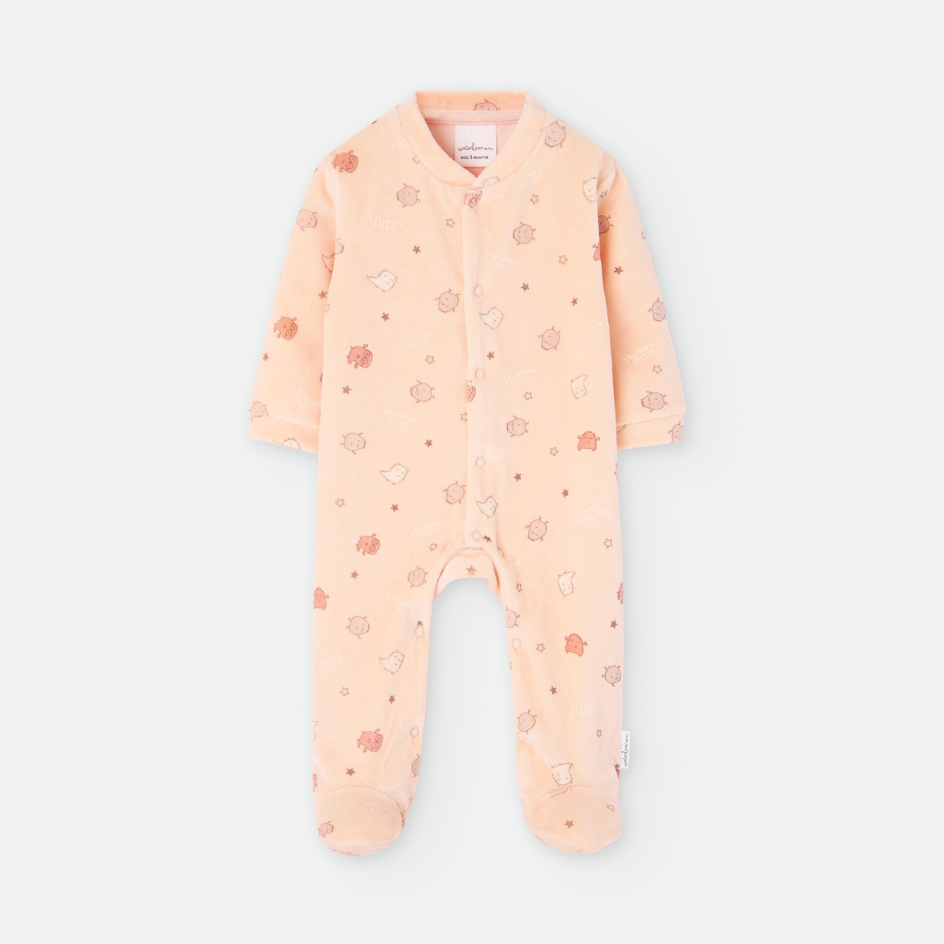 Pelele terciopelo monstruitos - 1