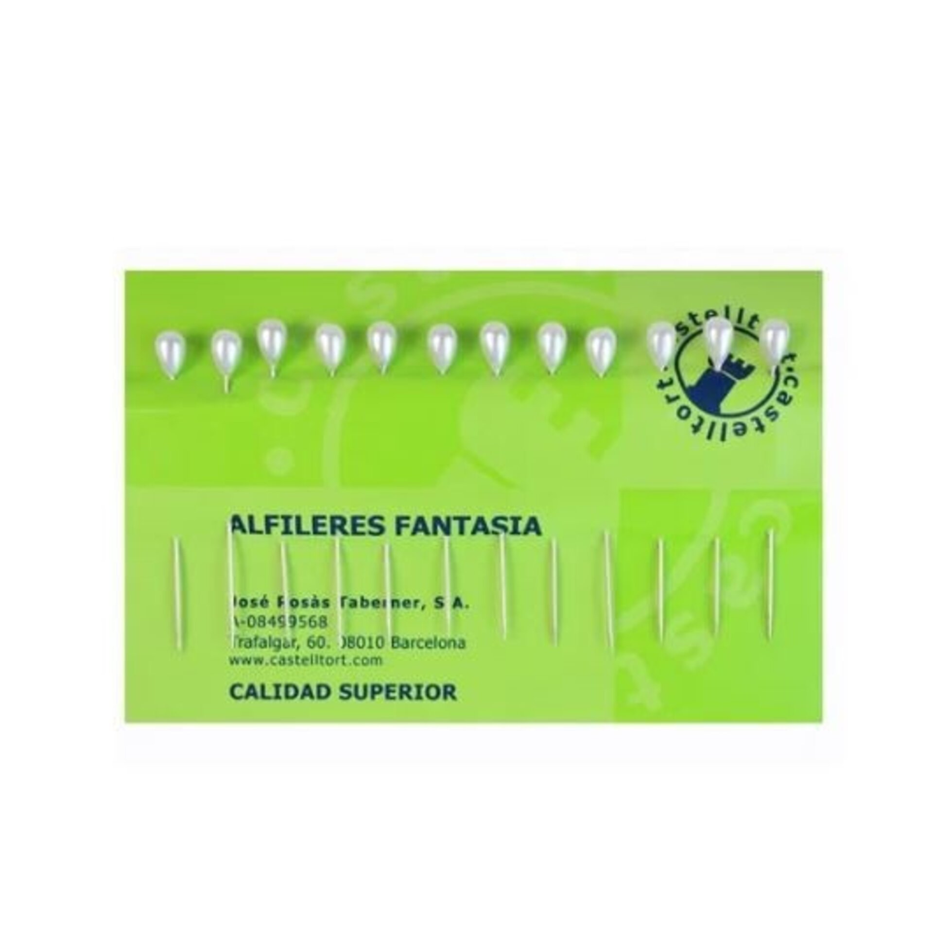 Alfiler de cabeza lágrima - 1