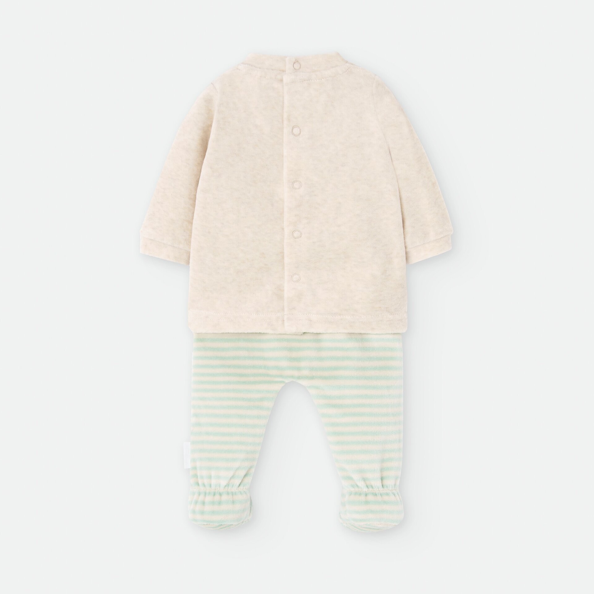 Conjunto bebé zorrito verde - 2