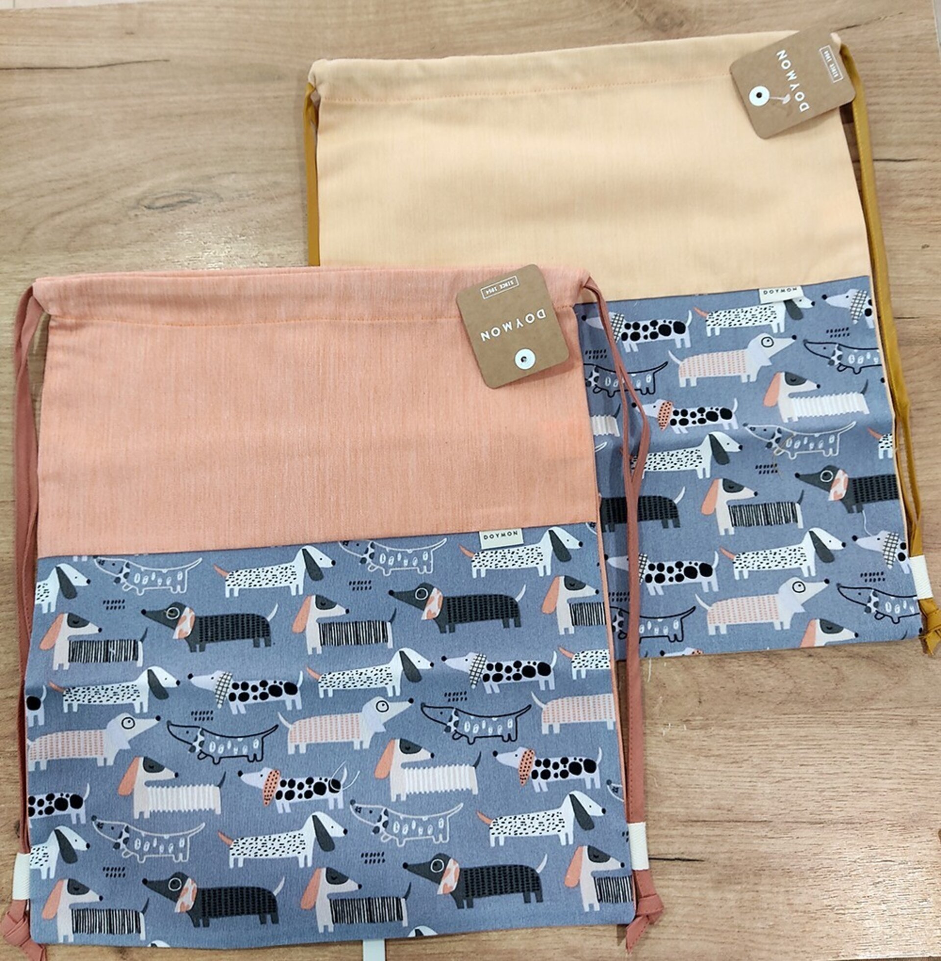 Mochila saco guardería infantil perros salchicha - 1