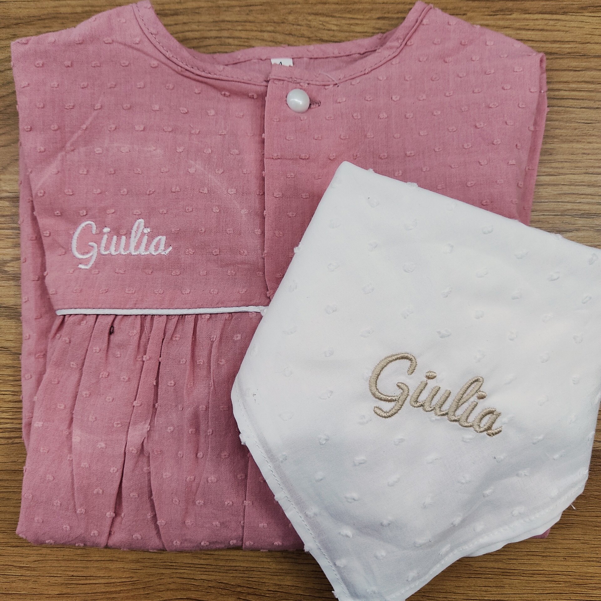 Pañuelo fallero plumetti blanco - 4