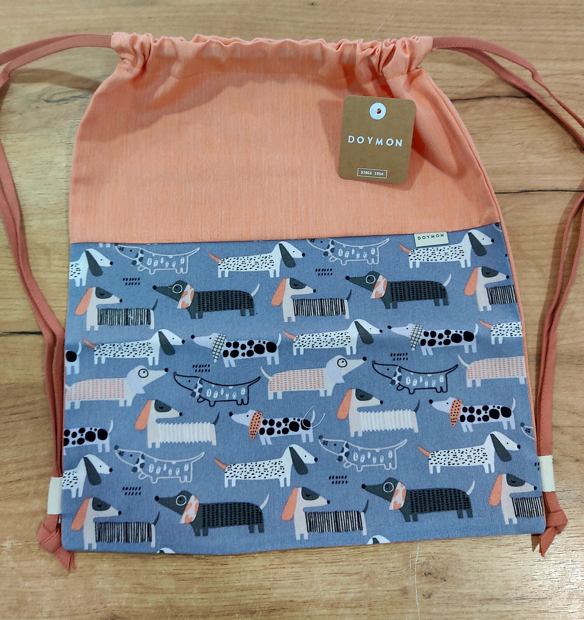 Mochila saco guardería infantil perros salchicha - 3