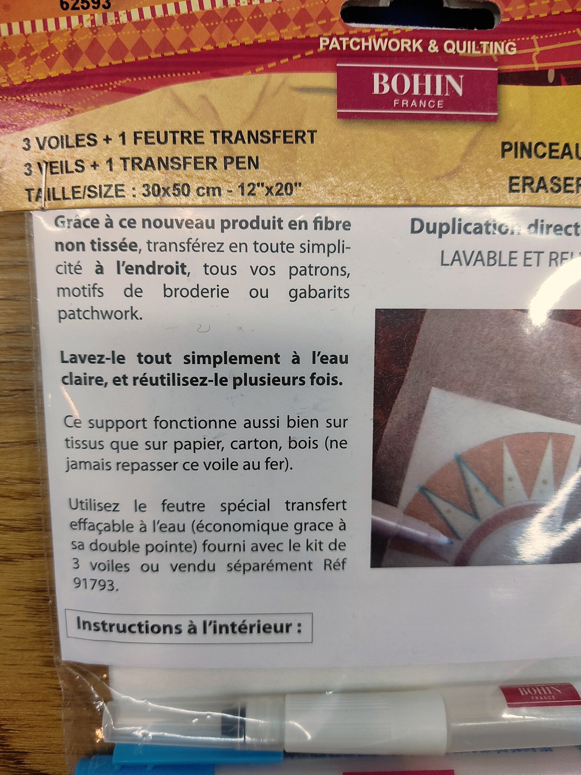 Kit de tejido transferidor Bohin - 2