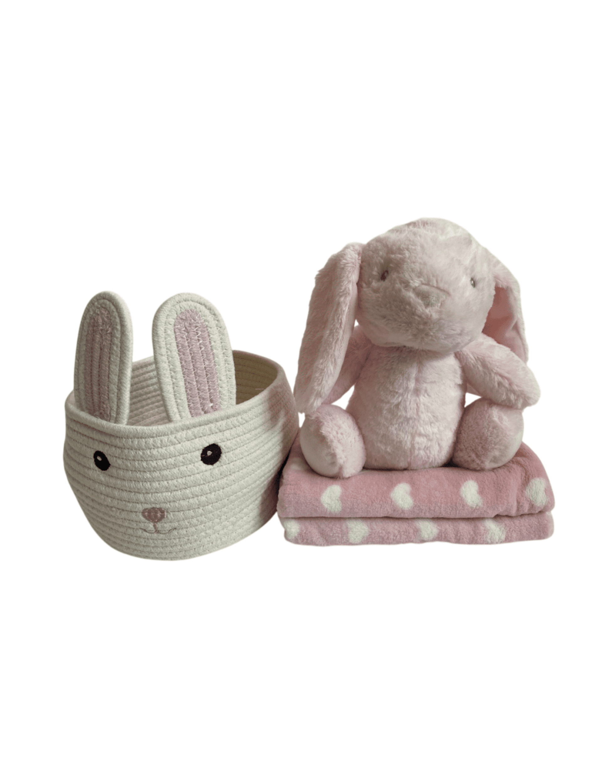 Cesta, manta y peluche Conejito - 2