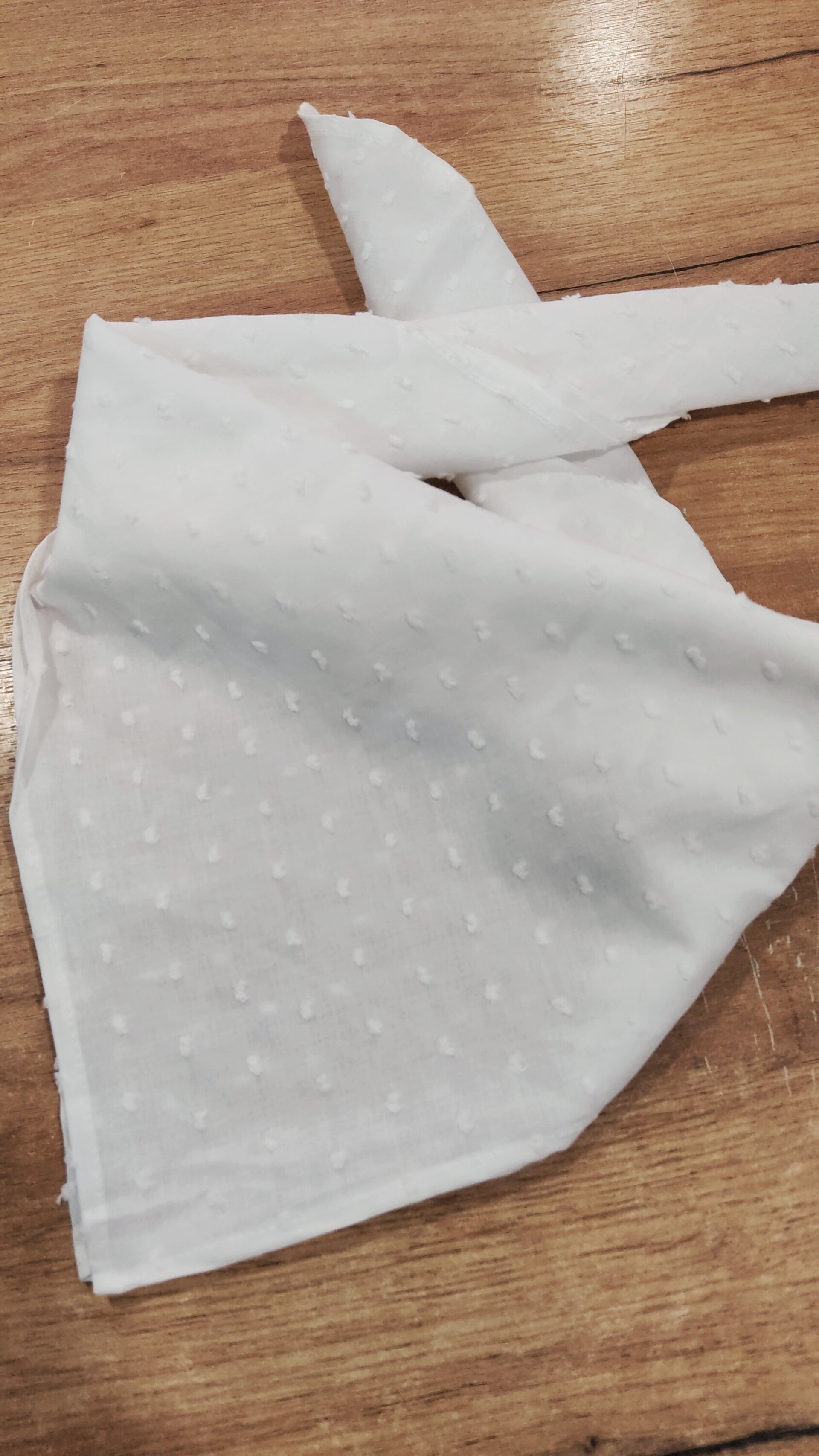 Pañuelo fallero plumetti blanco - 2