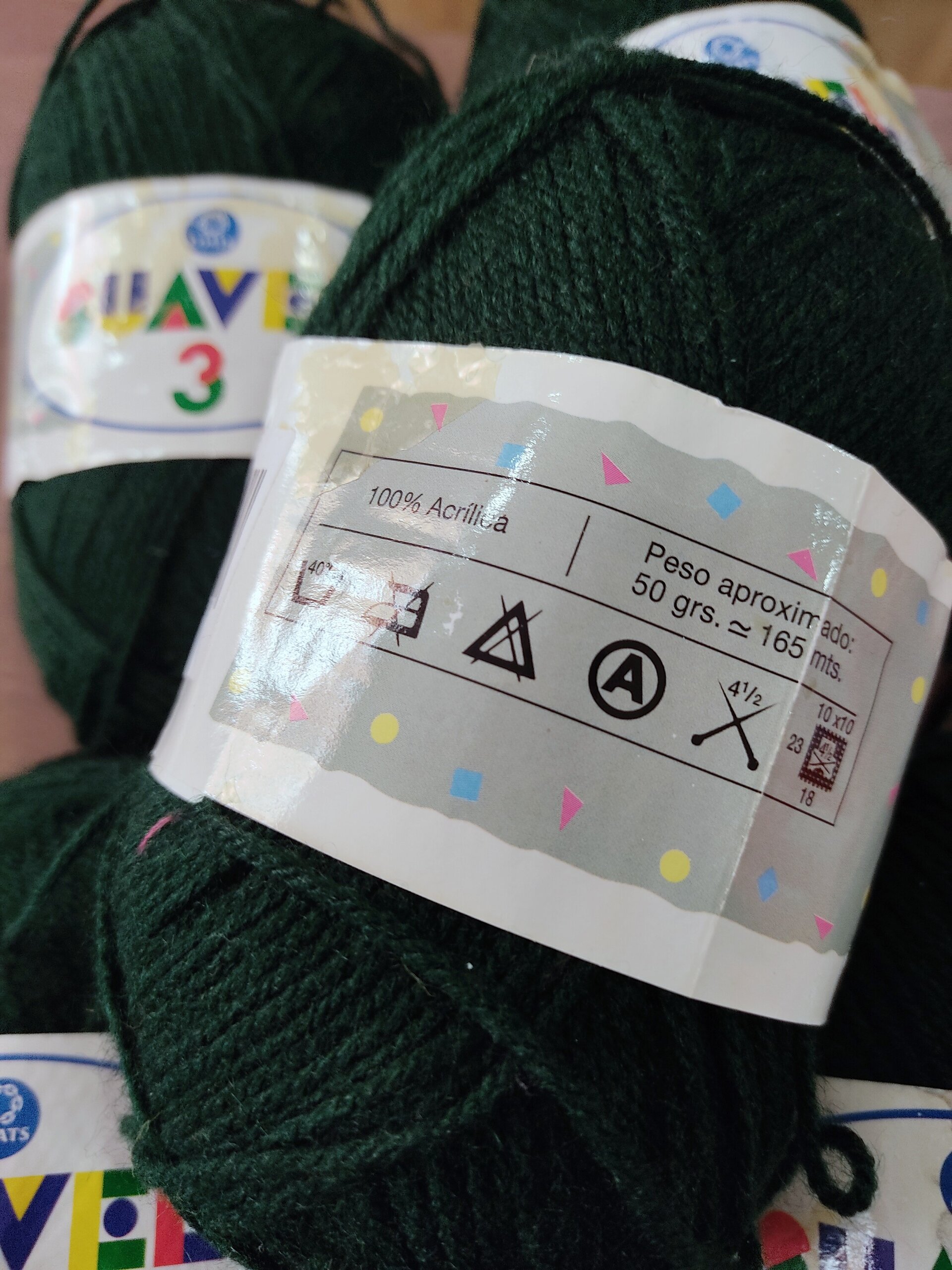 Lana Suavel 3 verde botella - 3